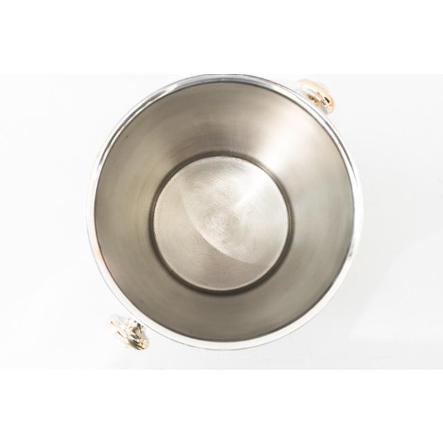 Stainless Steel Champagne Bucket, 1920s For Sale - Image 6 of 10