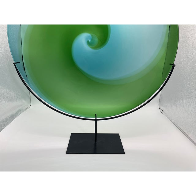 Venini Coreani Plate by Tapio Wirkkala for Venini, 1979 For Sale - Image 4 of 6