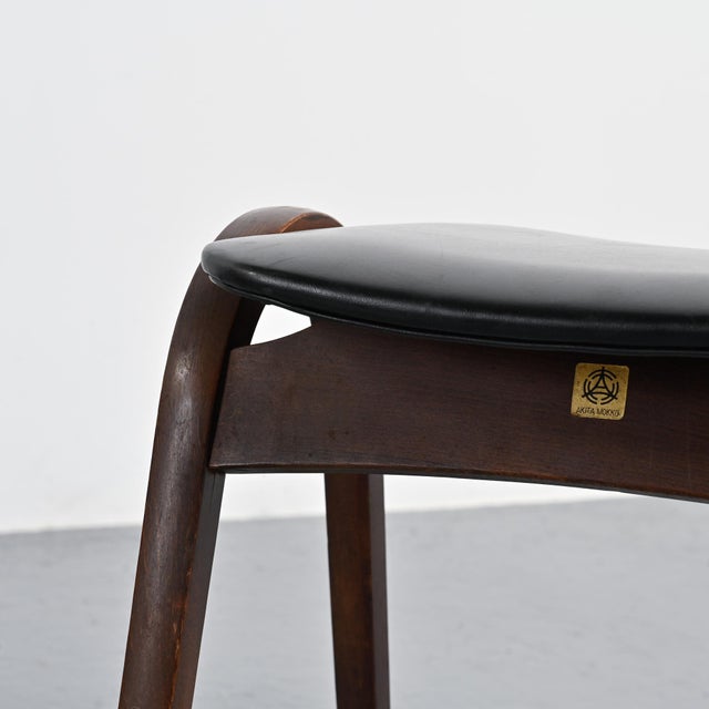 Stools by Isamu Kenmochi for Akita Mokko, Japan, 1960s, Set of 2 For Sale - Image 4 of 18