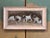 American School oil on canvas of four Jack Russell Terrier puppies. Two are curled up asleep together, one steps forward...