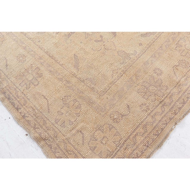 Turkish 1920s Turkish Oushak Rug For Sale - Image 3 of 7