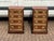 Victorian Bedside Drawers in Mahogany with Brass-Bound Decor, Set of 2 For Sale - Image 4 of 18