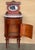 Wood Louis XVI Style Marquetry Nightstands with Bronze and Mirror Crests, 1890s, Set of 2 For Sale - Image 7 of 16