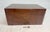 19th Century Signed Antique 19th Century Gaming Poker Wood Brass Box Travel Set Clay Chips For Sale - Image 5 of 11