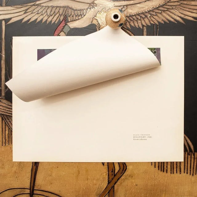 Raoul Dufy 1954 After Raoul Dufy "Bullfight", First Edition Offset Lithograph For Sale - Image 4 of 8