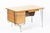 Wood Kem Weber Trimline Desk for Heywood Wakefield, Mid Century Modern Birch and Chrome Office Desk, 1950s For Sale - Image 7 of 16