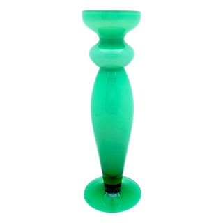 Opaline Glass Vase by Helen Krantz for Orrefors, 1980s For Sale