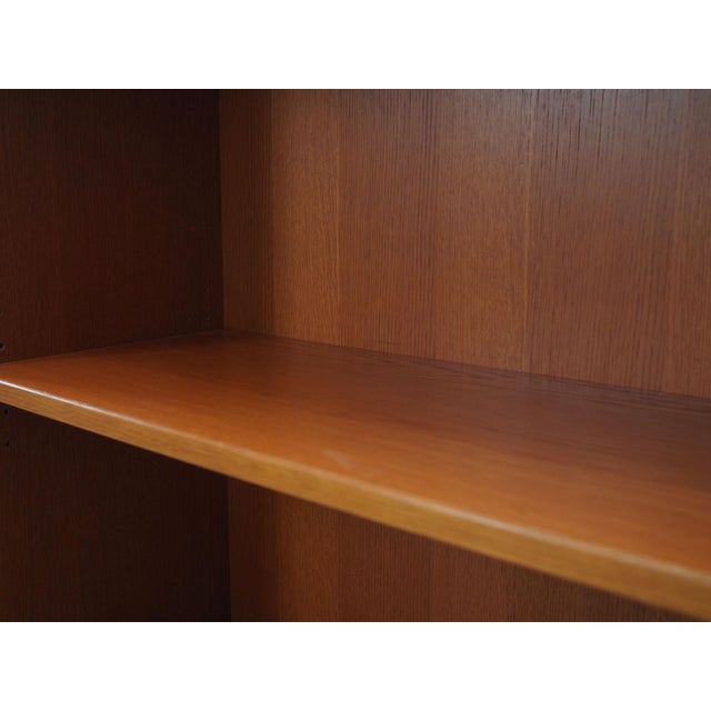 Orange Vintage Danish Ash Bookcase, 1970s For Sale - Image 8 of 11