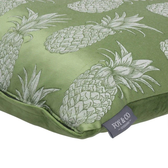 Tiki Pineapple Apple Cushion For Sale - Image 4 of 5