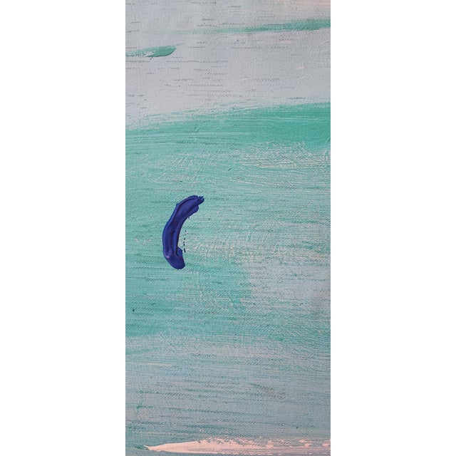 Axel Dubreille, Bleu de Loire, 1987, Oil on Canvas, Framed For Sale - Image 4 of 12