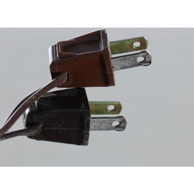 Metal 1970s Stiffel Northbrook Barley-Twist Swing-Arm Brass Lamps - a Pair For Sale - Image 7 of 11