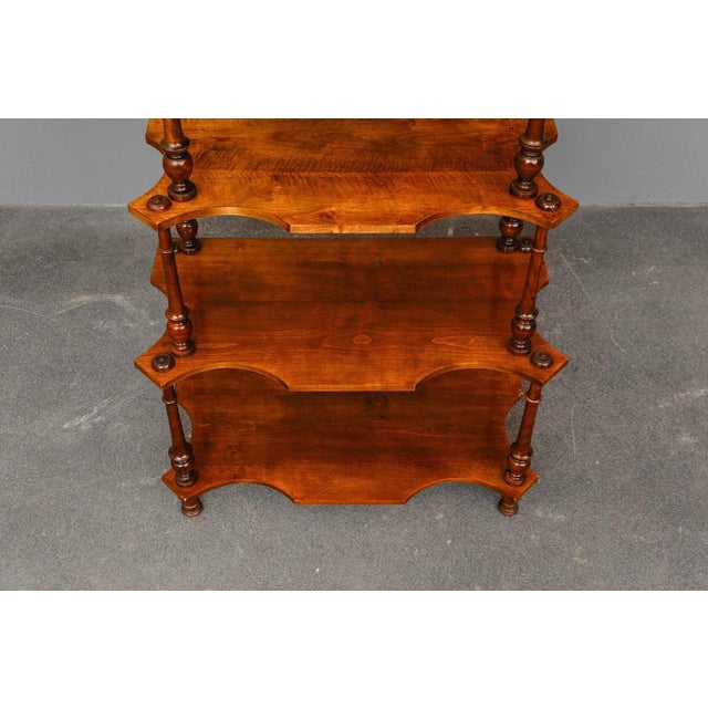 Gründerzeit Era Tiered Shelf in Walnut, Late 19th Century For Sale - Image 10 of 13