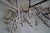 Contemporary 1980s Glass Top Dining Table with One of a Kind Steel Rebar Base For Sale - Image 3 of 17