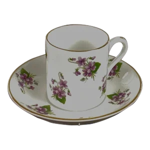 Early 20th Century Royal Grafton Demitasse Cup and Saucer