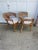 Brown Pair of Barrel Back Woven Rattan Chairs For Sale - Image 8 of 12