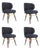 Louis Dining Chairs by Ottiu, Set of 4 For Sale