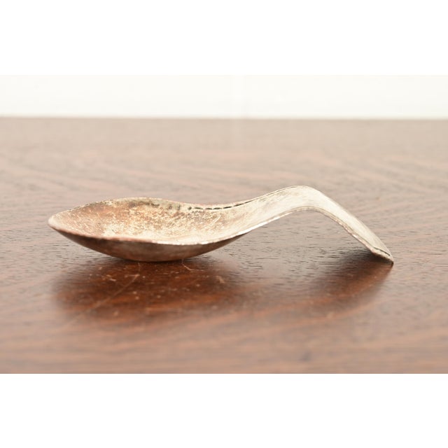 Early 20th Century Roycroft Arts & Crafts Silverplate Caddy Spoon For Sale In South Bend - Image 6 of 11