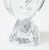 1970's mid-century modern Daum France crystal glass candle holders, in vintage original condition with minor wear and...
