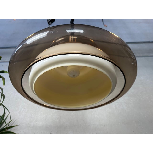 1970s Vintage Adjustable Pendant Lamp in Acrylic, 1970s For Sale - Image 5 of 11