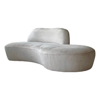 Zoe Sofa attributed to Vladimir Kagan for American Leather For Sale