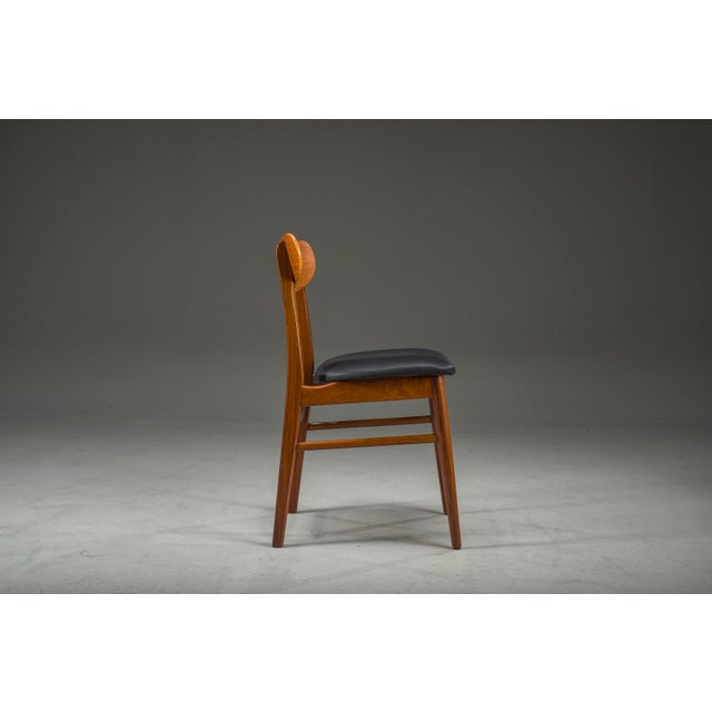 Wood Mid-Century Danish Dining Chair with Leather Upholstery from Farstrup, 1960s For Sale - Image 7 of 10