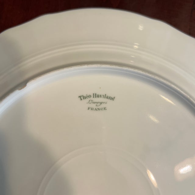 Haviland Limoges Cabinet Portrait Plate Features Cobalt & Gold # 1 of 2 For Sale - Image 11 of 11