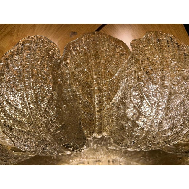 Monumental Murano Glass Flush Mount from Barovier & Toso, 1980s For Sale - Image 6 of 18