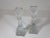 1980s Deco Style Crystal Candle Holders - a Pair For Sale - Image 6 of 6