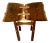 Hand Crafted Live Edge Butterfly Table in Walnut and Curly Maple by Artist Keith R. Allen For Sale