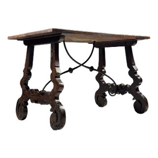Antique Spanish Table in Walnut, 1700s For Sale