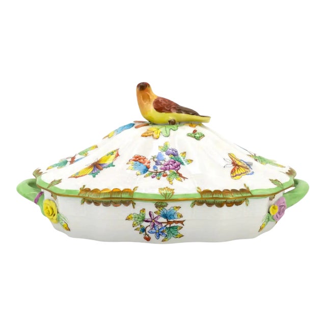 Herend Porcelain Tableware Covered Bowl / Tureen Chairish