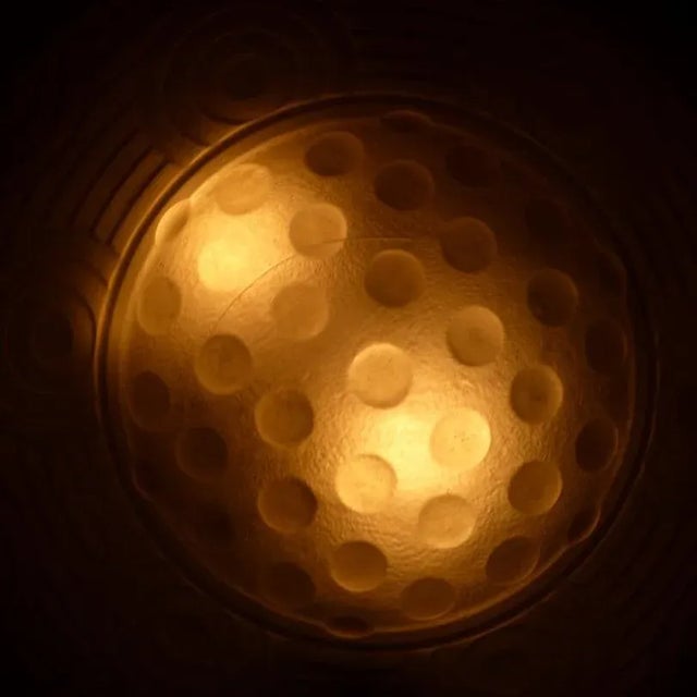 Art Deco Glass Ceiling Lamp, 1930s For Sale - Image 9 of 15