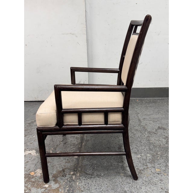 McGuire McGuire Furniture Asian Modern Armchair For Sale - Image 4 of 12