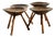 Handcrafted Milking Stool, 1950s, Set of 4 For Sale
