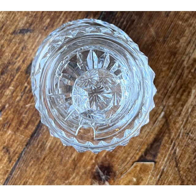 Transparent Late 20th Century Waterford Crystal Small Jam Jar, Jelly Jar, Honey Pot or Condiment Jar With a Lid For Sale - Image 8 of 10