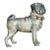 Vintage Regency Resin Pug For Sale