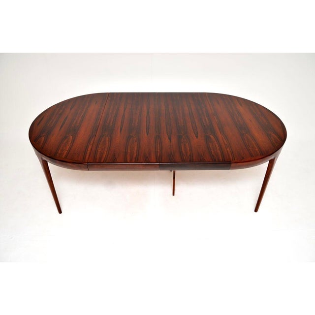 Brown Vintage Danish Dining Table by Ib Kofod Larsen, 1960 For Sale - Image 8 of 13