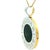 Modern 1990s Bulgari Reversible Onyx and Mother-of-Pearl 18k Gold Pendant For Sale - Image 3 of 10
