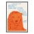 David Shrigley Leo Signs of the Zodiac Lithograph Poster (The Lion), 2021 For Sale