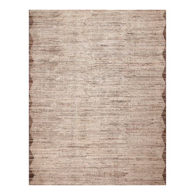 Modern Wool Pile Area Rug For Sale