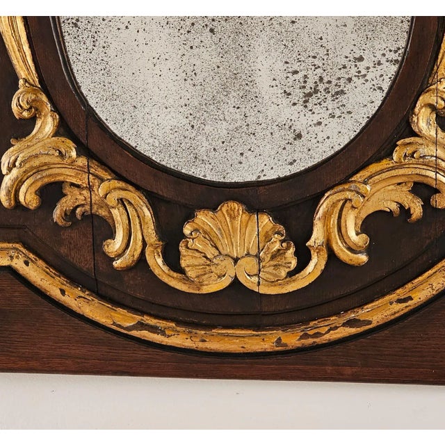 Mid 18th Century Large Spanish Baroque Boiserie Panel, Now With Mirror, Circa 1760 For Sale - Image 5 of 6