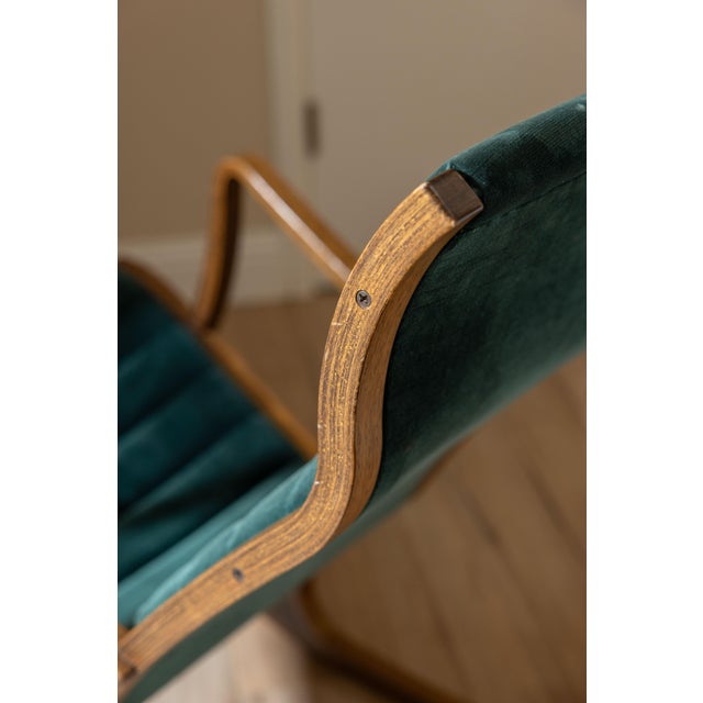Mid-Century Tendo Mokko Heron Rocking Chair by Mitsumasa Sugazawa, Japan For Sale - Image 15 of 18