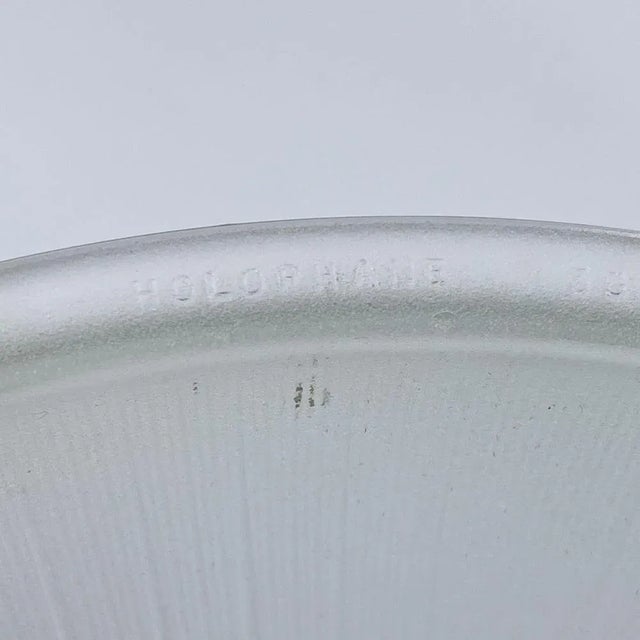 Holophane Art Deco Flush Mount attributed to Holophane, 1930s For Sale - Image 4 of 10