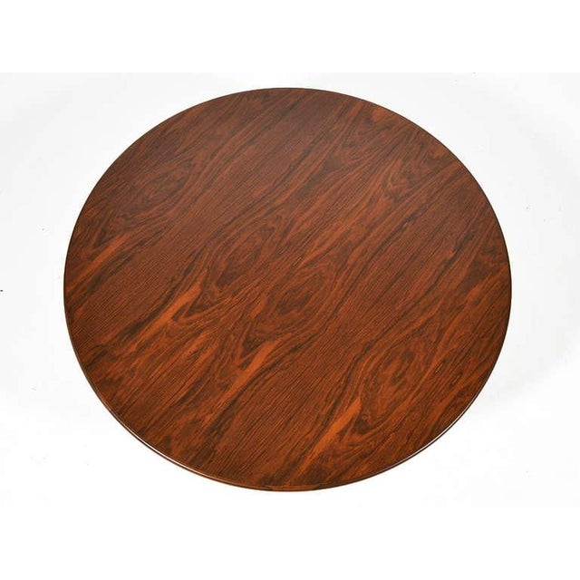Coffee Ward Bennett Rosewood and Aluminum Coffee Table by Lehigh For Sale - Image 8 of 9