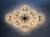 21st Century Hive Satin Brass Amber Bubbles Murano Flush Mount by Fabio LTD For Sale - Image 6 of 10
