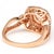 This 14K rose gold ring is a timeless statement piece for the modern romantic. Featuring a morganite stone with a full-cut...