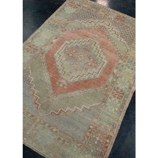 Turkish Turkish Vintage Anatolian Rug 3'8" x 5'6" #17570 For Sale - Image 3 of 8