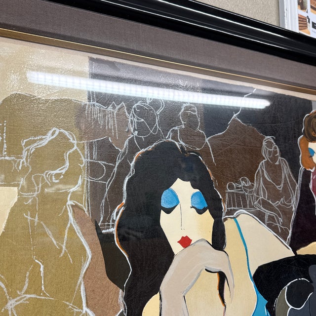 1990s Circa 1997 Itzchak Tarkay Suzanne Serigraph, Signed For Sale - Image 5 of 12