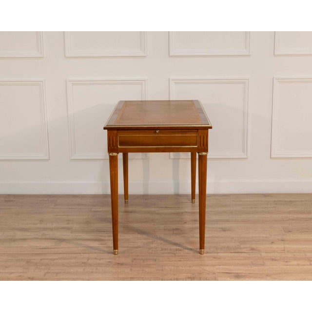 Brown Mid 20th Century Small Louis XVI Style Desk For Sale - Image 8 of 11