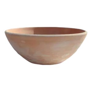 Italian Impruneta Terracotta Plain Bowl Large